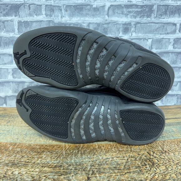 Nike Air Jordan 12 XII Retro Wool Black Grey Shoe 852627-003 Mens Size 9.5 main image 5